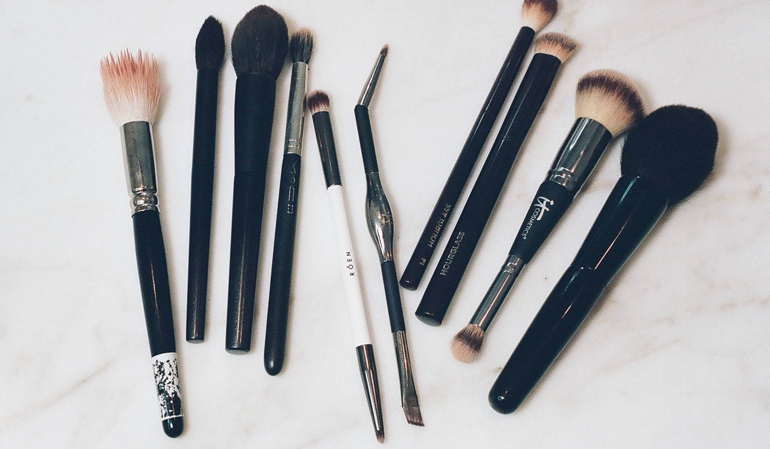 In My Bathroom: Rosie's Top Ten Makeup Brushes