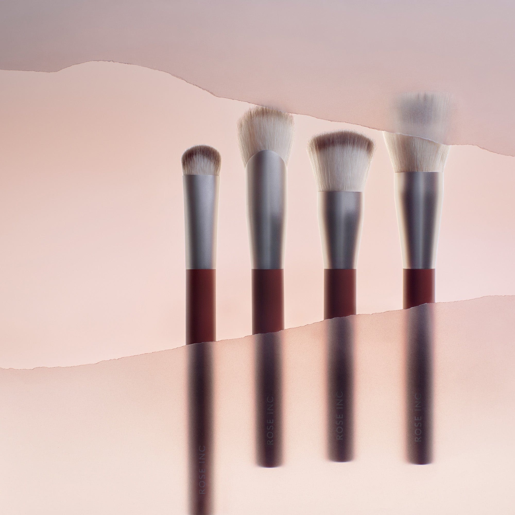 Makeup Soft Makeup Brush Cylinder Case | Precise Application & Effortless Blending | Vegan | Pure & Sustainable | Rose Inc